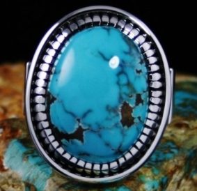 Jennifer Curtis Brannon Blue Turquoise Ring